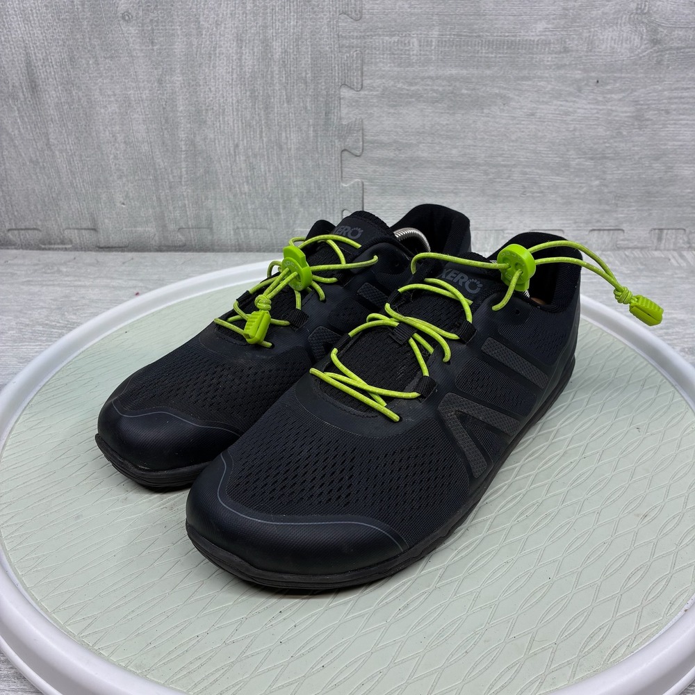 Xero Shoes HFS II Running Shoes Mens 11.5 Black Neon Minimalist XY02-06/FW23